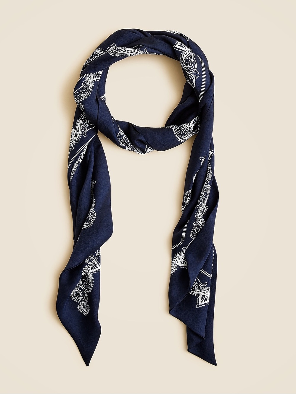 J crew Printed silk scarf